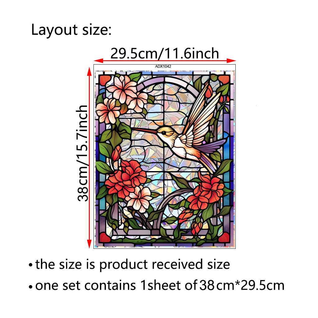 

Новая антибликовая электростатическая оконная пленка-наклейка ADX1042 для гоночных голубей для украшения дома
