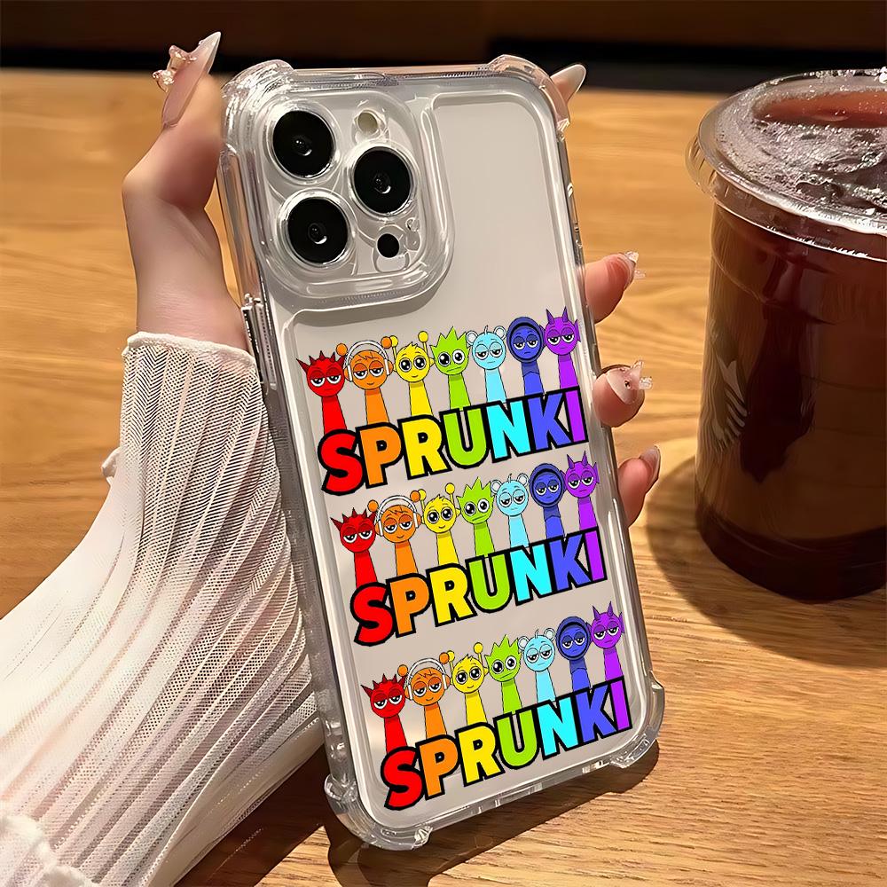Cartoon S-Sprunkis Game Phone Case For Samsung  A56 A26 A33 A54 A52 A51 A73 A55 A53 A36 A35 A34 A32 A25 A24 A23 A16 A15 4G 5G