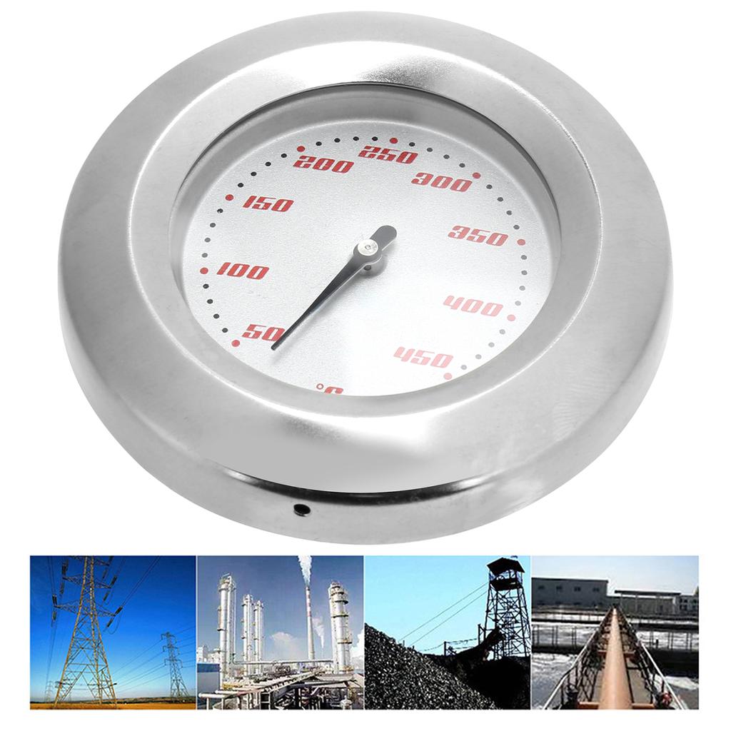 TS-BX57 Bimetallic Thermometer 50-450 Celsius  Pointer Temperature Meter for Barbecue Grill Oven