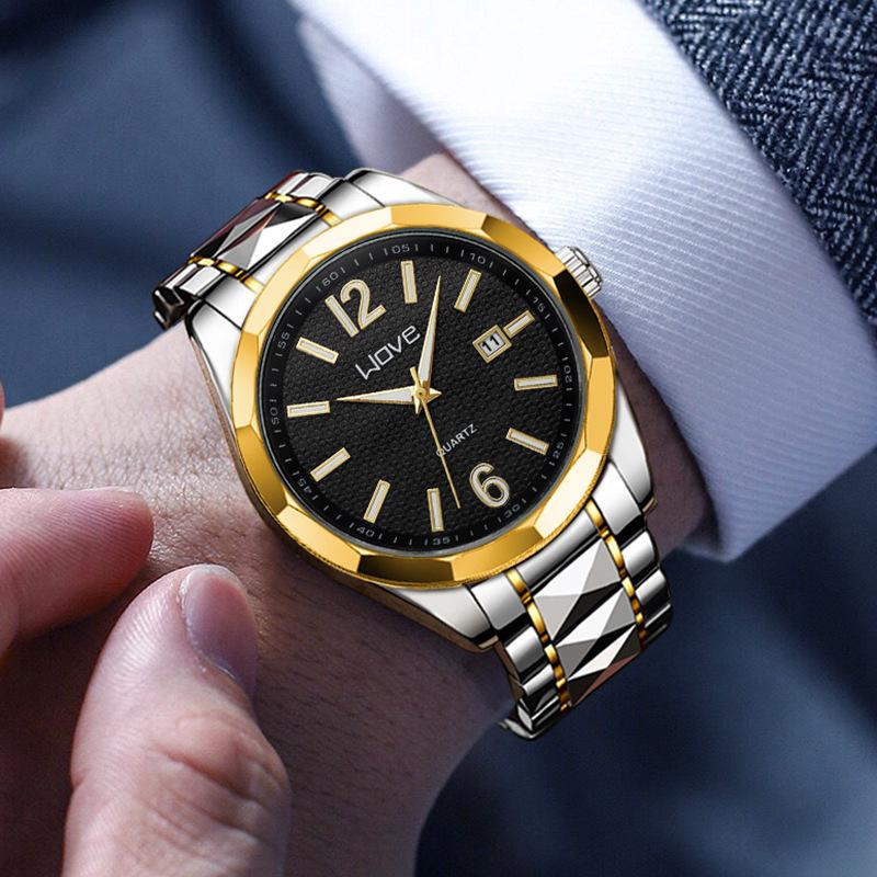 Watch Couple, Luminous Fashion Digital Watch, Simple Gift Business Men'S Watch High Value Women'S Watch