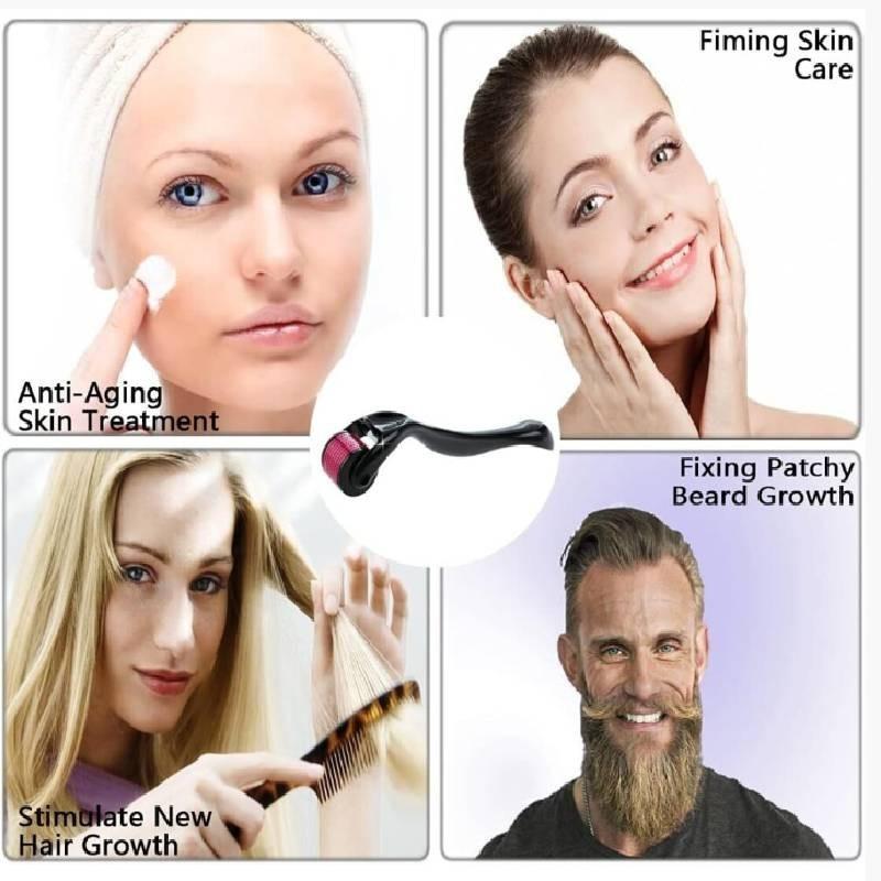 Premium 540 Microneedle Roller For Skin Rejuvenation With Sterile Design And Abs Material