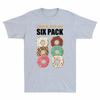 Gift Pack Funny Tee Donuts Unisexs Six Out Gym My Tshirt Workout Check Novelty