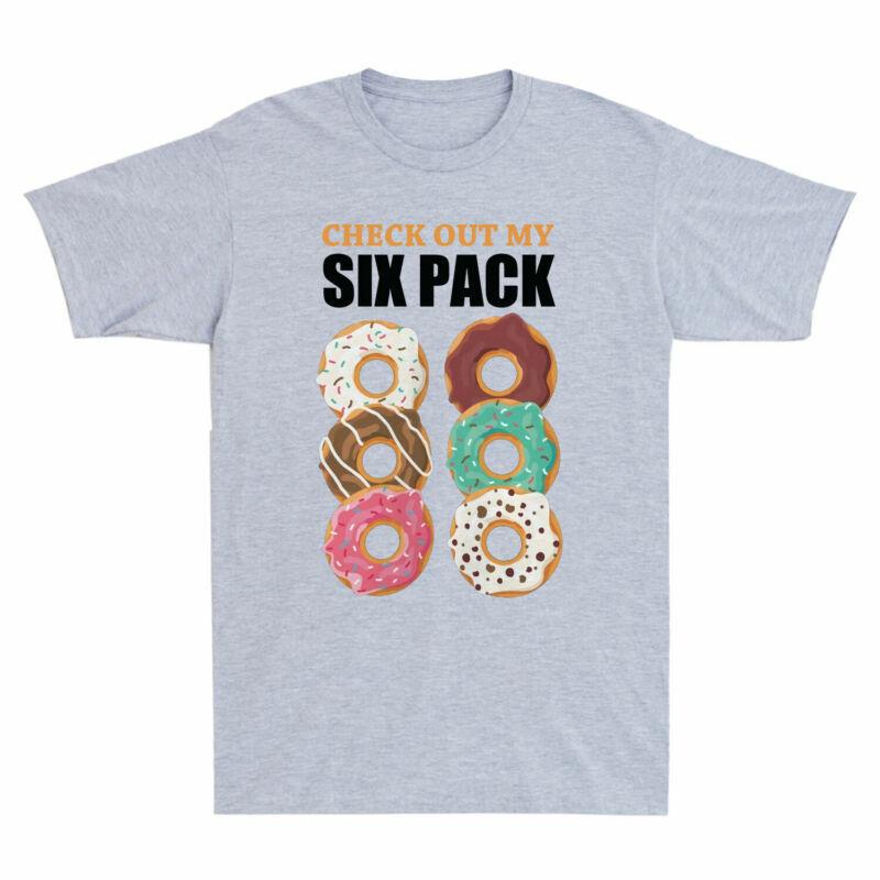 Gift Pack Funny Tee Donuts Unisexs Six Out Gym My Tshirt Workout Check Novelty