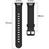 Silicone Strap for Xiaomi Mi Band 7 Pro, Black