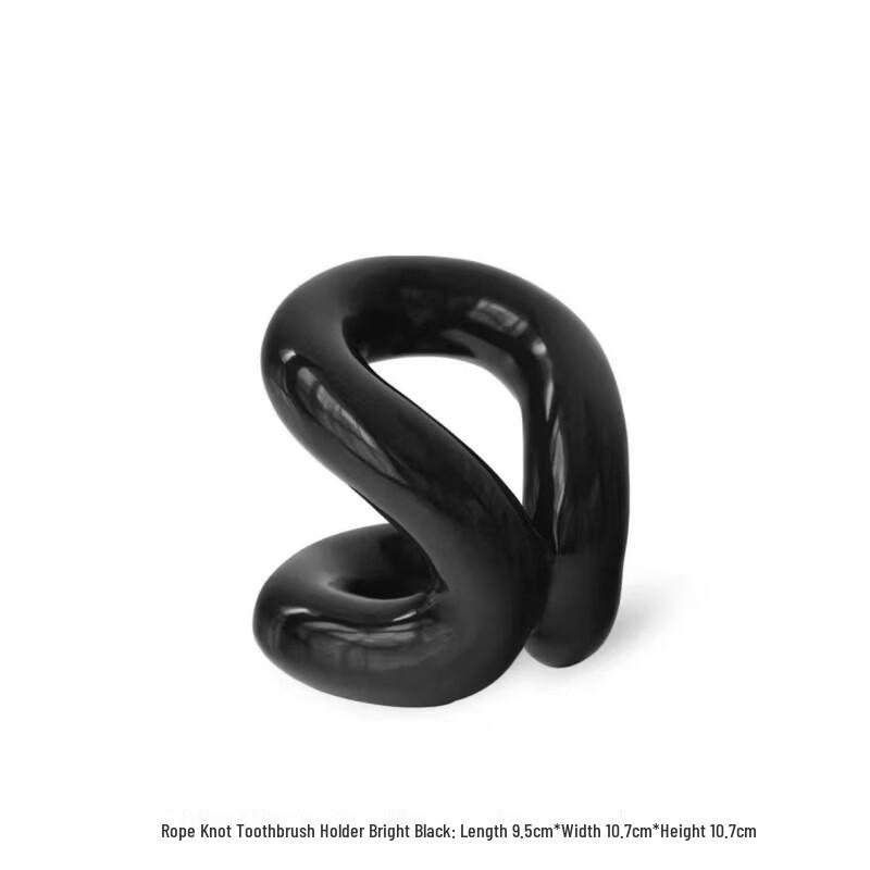 CMAOS Rope Knot Ceramic Toothbrush Holder