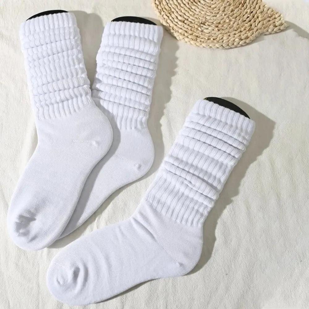3/6 Pairs Pleated Mid Length Socks Women's Fashion Lolita Bubble Socks Comfort Non Pilling Autumn Versatile Girl Elephant Socks
