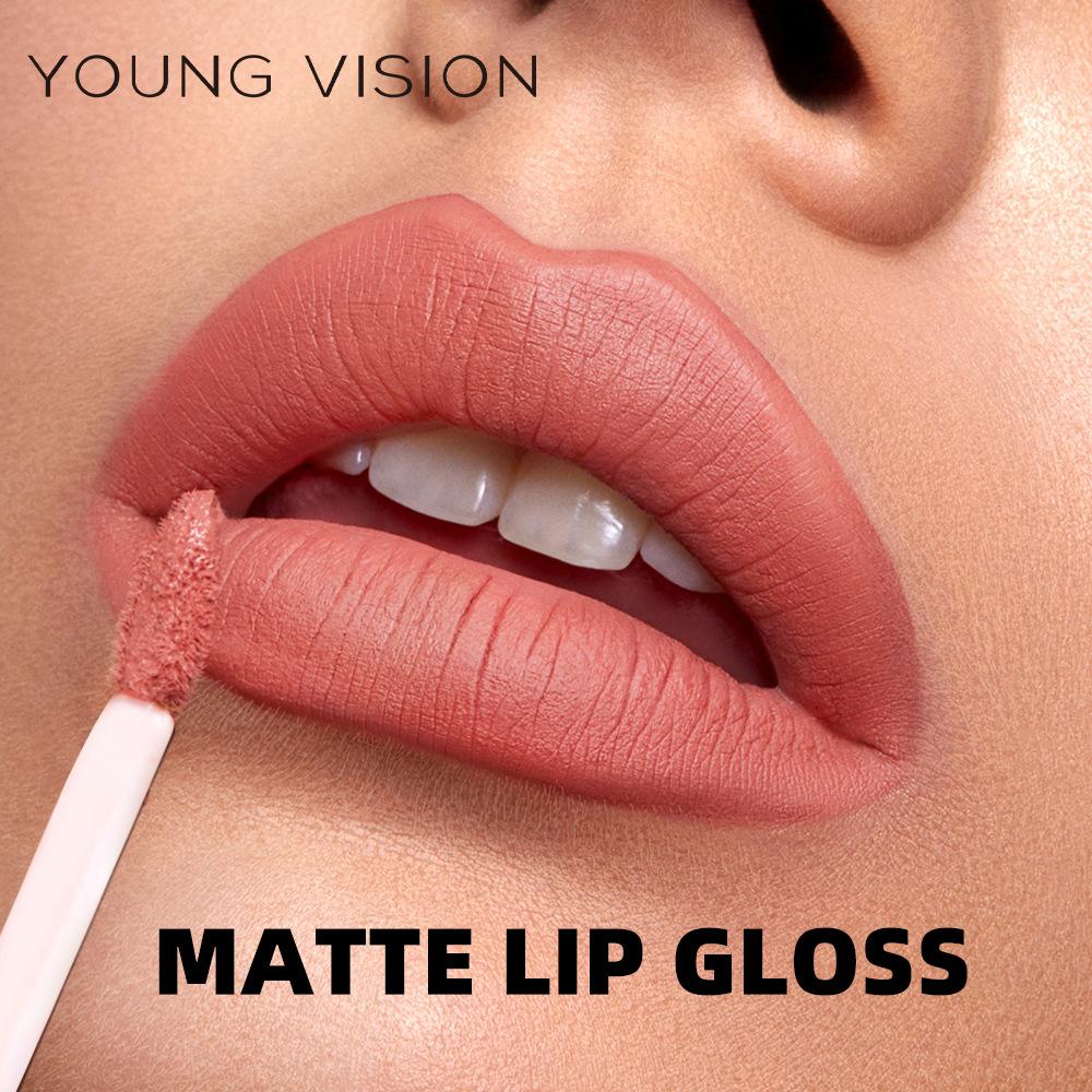YOUNG VISION 12pcs Single Matte Liquid Lipstick, Long Lasting Velvet Lip Gloss, Non-Fading Liquid Lip Color