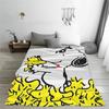 Woodstock Woll Decken Cartoon Niedlich Lustig Überwurf Decke für Bett Sofa Couch 125*100cm Tagesdecken Leicht
