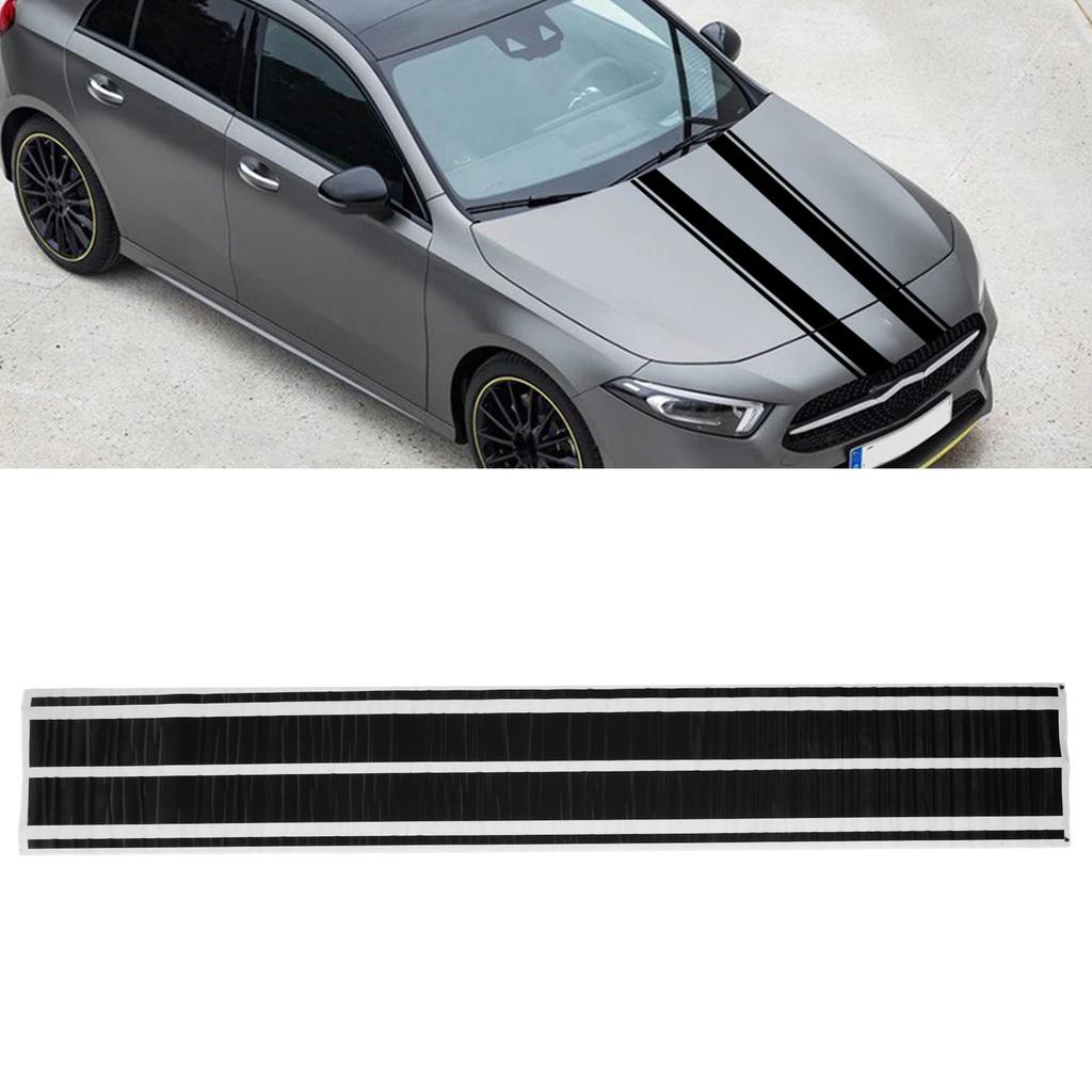 Car Hood Stripes Cover   Auto Bonnet Engine Decor Decal Sticker   Fit for SUV Truck Off Road Vehicle Car