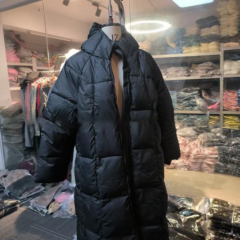 Winter Hooded Long Coat Women Elegant Pocket Long Sleeve Jacket  Loose Zipper Thick Warm Outwear