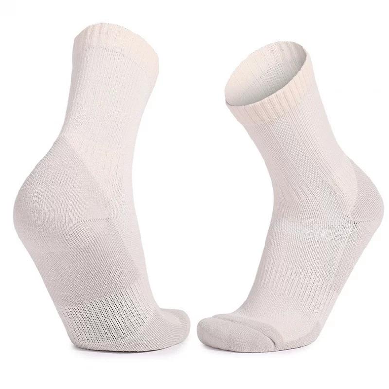 High-End Quality Professional Sports Socks for Men and Women, Warm, Breathable, Deodorizing, Mid-Calf Outdoor Hiking Socks, Thickened Terry, Meri