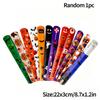 Halloween Snap Bracelets 10-100pcs Wristband Halloween Party Favors Gifts Funny Cosplay Bracelets Slap Bracelet Cute Slap Band