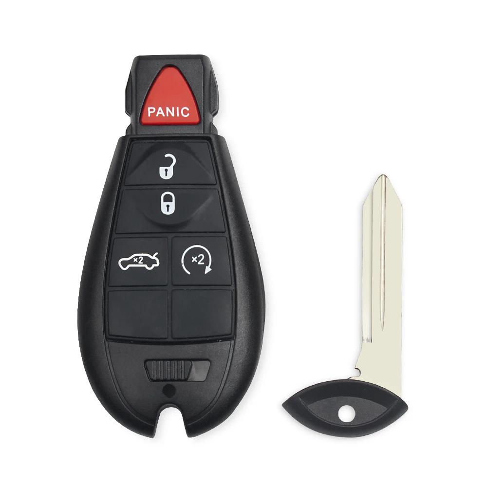 For Chrysler Town & Country Jeep Grand Cherokee Dodge Magnum Durango Car Remote Key Shell 2/3/4/5/6/7 Buttons Fob Case