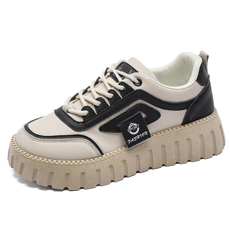 Fashion Tan Round Nose Womens Loafer Shoes Vulcanize Basketball Brands Woman Designer Woman Sneakers Sport New Fast From China