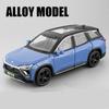 1/32 NIO ES8 SUV Modellauto aus Metalllegierung, Elektrofahrzeug, Druckguss, Modellauto mit Sound und Licht, Kinderspielzeug, Geschenk