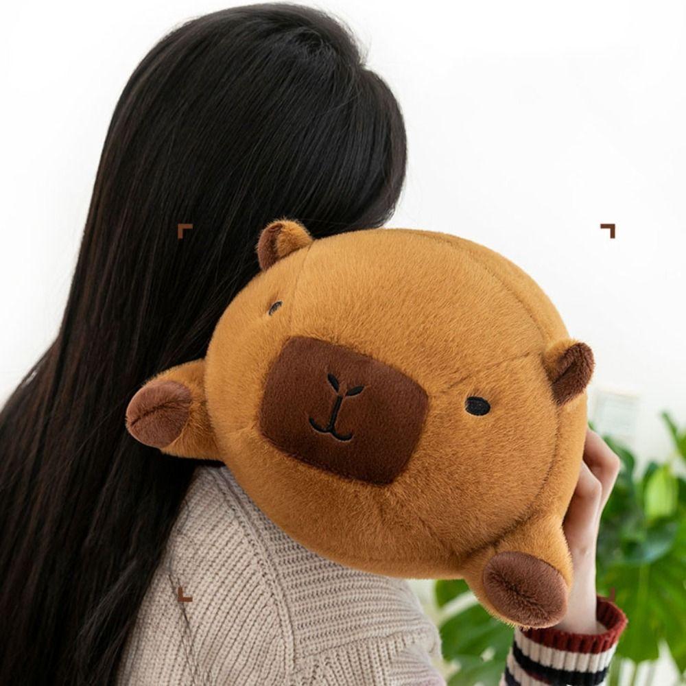 Simulation Simulation Capybara Toy Cartoon Stuffed Capybara Doll  Birthday Gift