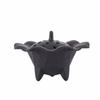 Mini Cast Iron Incense Burner Tripod Heat Resistance Cast Iron Incense Censer  Home Decor