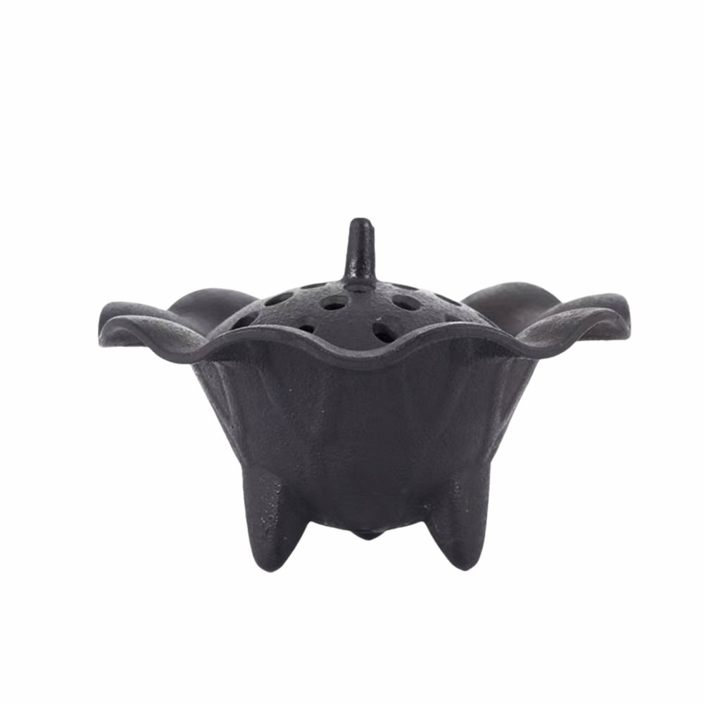 Mini Cast Iron Incense Burner Tripod Heat Resistance Cast Iron Incense Censer  Home Decor