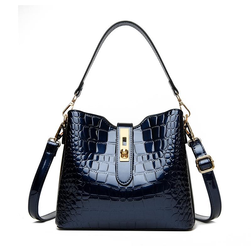 

Сумка-ведро Женская сумка Одноплечевая Кроссбоди Ручная Женская сумка Модная Женская сумка синий