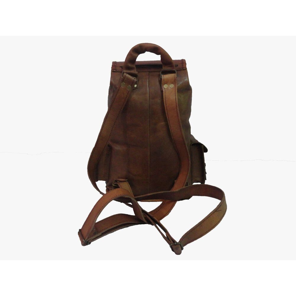 16-дюймовый кожаный рюкзак — фото 4