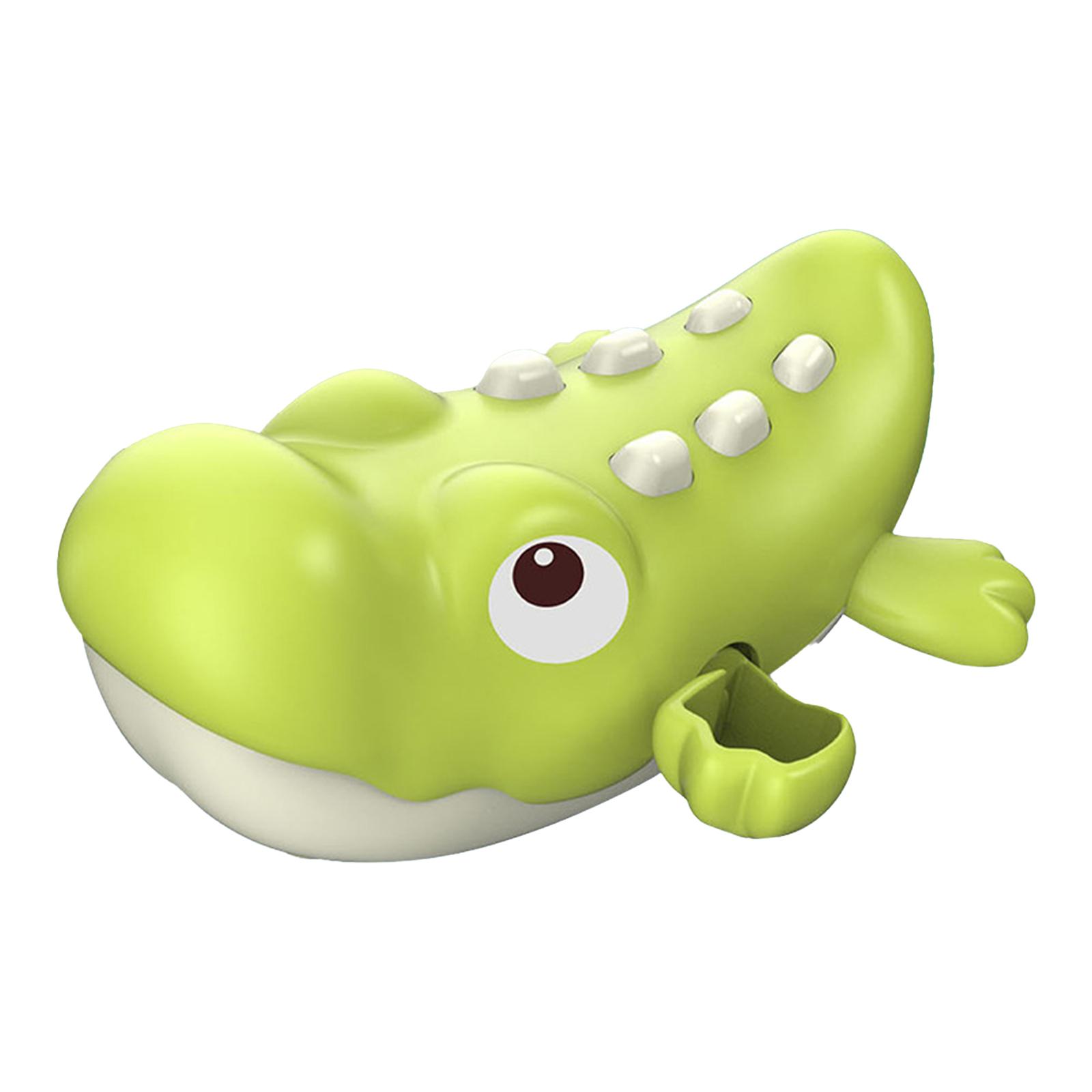 

Wind Up Bath Toy for Toddlers and Kids Water Play Crocodile Shape Floating Bath Toy Durable Plastic Material Safe for Children One Size