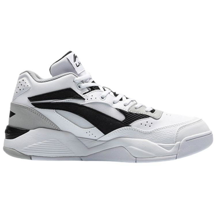 Li Ning BBS Stoff Synthetikleder Bequem Vielseitig Rutschfest Stoßdämpfend Abriebfest Niedrig geschnittene Skateschuhe Herren Sneaker AGCQ167-3