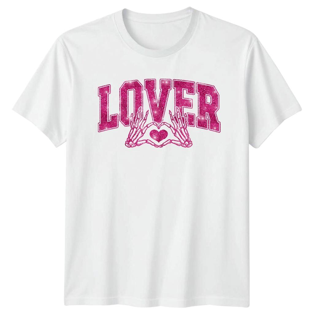 Lover Skeleton Heart Edgy RoUnisexce Love Unisexs TShirt Unisexs Tee Graphic Top