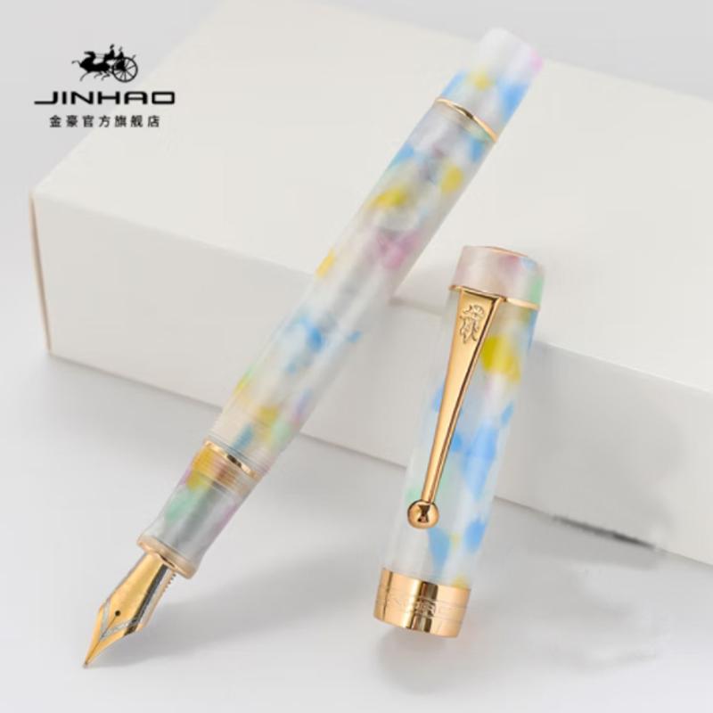 

Jinhao 100 Ювілейна Смоляна Ручка EF/F/M/Зігнутий Тонкий Перо 0.38мм Ручка-Перо Офіс Школа Оптом Письмовий Подарунок Аксесуари для Ручок Extra Fine 0.38mm