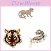 Spilla Tigre Vintage Lega Design Animale Regalo Per Uomini Donne