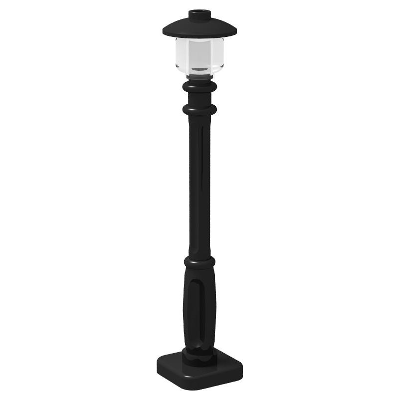 

Совместимые аксессуары для уличного освещения Street View Square Building Small Part Building Block Diy