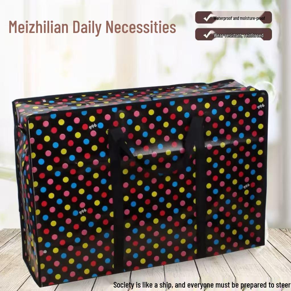 Bolsas de Mudanza Impermeables, Resistentes al Polvo, Duraderas - Tejido Grueso de Mano de Gran Capacidad para Embalaje Doméstico