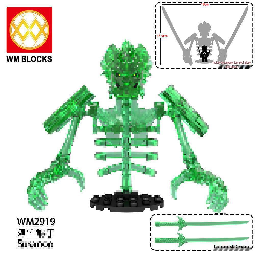 WM6208 Anime Ninja Susanoo Building Blocks Toy