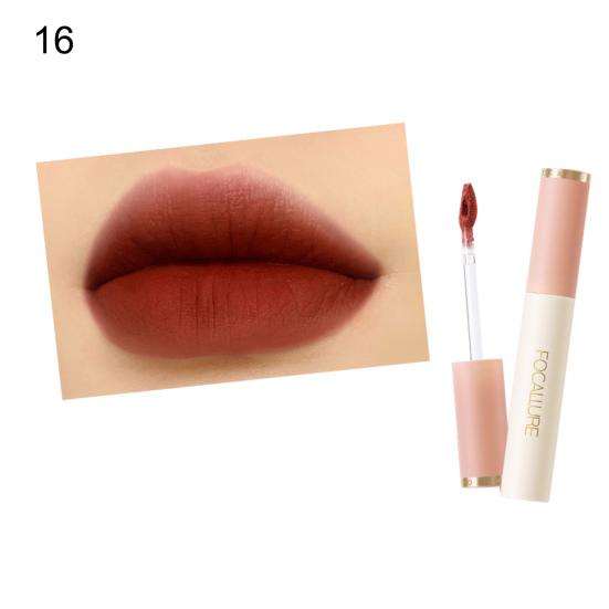 

Лак для губ 2,4 г, водонепроницаемый, бархатный, увлажняющий, улучшенный, матовый, долговечный, с антипригарным покрытием, легко окрашивается 16