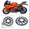 Motorcycle modification front and rear sprocket gear teeth are suitable for  Duke390 RC390 Duke 390 2014 2015 2016 2017-2019