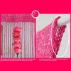 Rose Thread Curtains Fashionable And Elegant Floral Door Curtains For Room Suitable For Room. Each