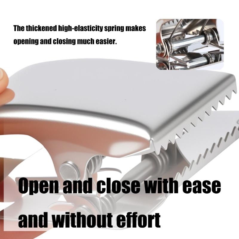 Roestvrij Staal Antislip Montage Fileer Klemmen met Schroeven Multifunctionele Vis Fileer Klemmen Staart Clip Wasbord Gereedschap