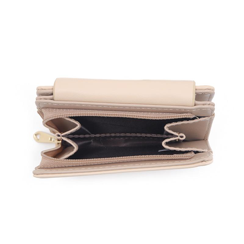 Lommebok Dame Kort Ins Kjærlighet Anheng Multi-kort Brettbar Skinnlommebok