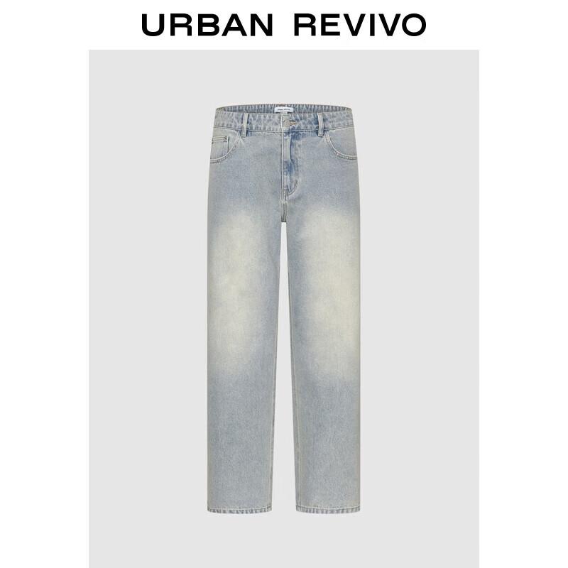 

Мужские джинсы из состаренного денима в стиле ретро 34