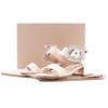 MIUMIU Bijoux Sandals Baby pink Satin Women Used