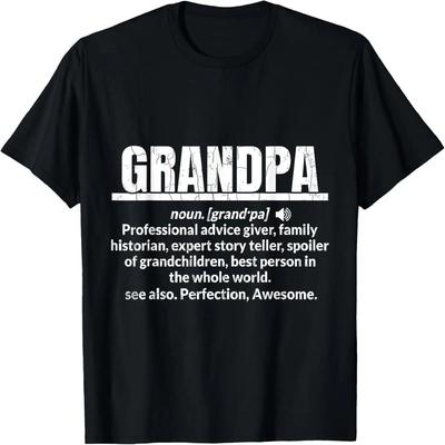Děda Definice Vtipný Milovník Dědečka Grafické Tričko