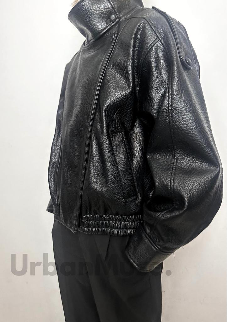 Black Leather Jacket - Viral