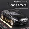 1/24 Scale Honda Accord Limousine Sound & Light Alloy Metal Diecast Car Model Computer Host DIY Product Gift Box for Boyfriend Holiday