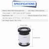 Adjustable Magnification Magnifier Metal Cylinder Type Mirror with Scale Small Size Reading Mirror Jewelry Magnifier