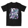 Fizzarolli Fizzamodeous Summer Splatter Short Sleeve Tees Printed Clothes Helluva Boss T-Shirt Men Crew Neck 100% Cotton T Shirt