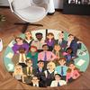 The Office (1) Round Office Rug Decorative Floor Rug for Office Bedroom Living Room and Home Space