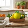 Yellow/Green Fake Grapefruit Foam Artificial Fruit Pomelo Grapefruit Model  Cabinet Photography