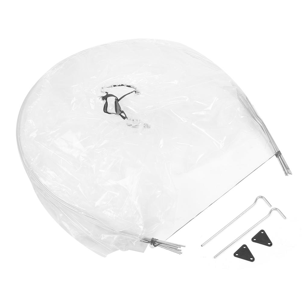 Plastic Film Shade Culture Tunnel Plant Grow Protection Tunnel for Greenhouse Planting