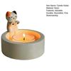 Candle Holder Adorable Cat Warming Paws Shape Candlestick Cute Cartoon Candle Container