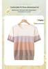 2026 Summer Fashion Ice Silk Blouse for Moms: Stylish Short-Sleeved T-Shirt for Middle-Aged and Elderly Women