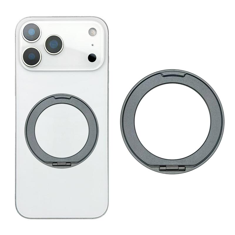 Magnetický držák kroužku pro Magsafe iPhone 17 Pro Max 17E 16E 16 Plus 15 14 13 12 11 Xs Mag Safe 360° otočný držák Příslušenství k pouzdru na telefon